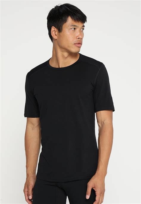 Icebreaker Merino 200 Mid Weight Oasis T Shirt Basique Black Noir