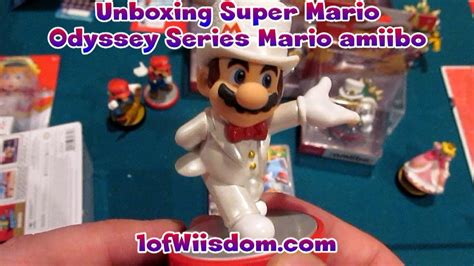 Unboxing Wedding Outfit Mario Amiibo Super Mario Odyssey Series Youtube