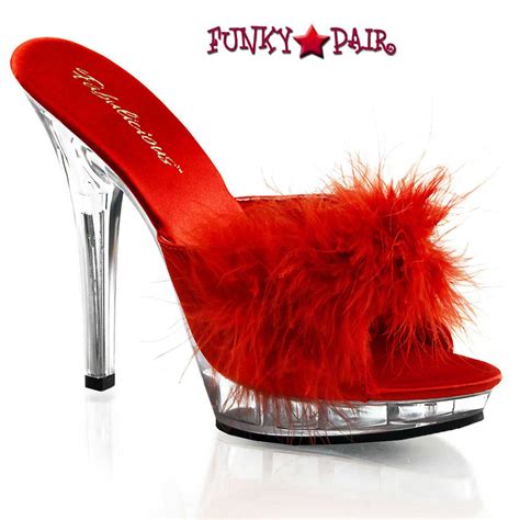 Lip 101 8 5 Stiletto Heel Marabou Slipper