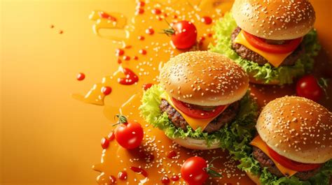 AI generated Beautiful background for beef burger advertising 38811126 ...