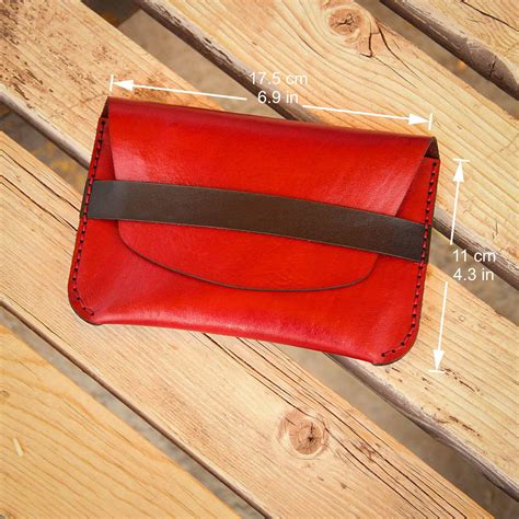 Minimal Leather Pouch Pattern Pdf And Svg Files Suitable For Etsy