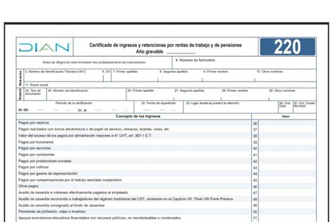 Prescribe Formulario 220 Certificado De Ingresos Y Retenciones Nota