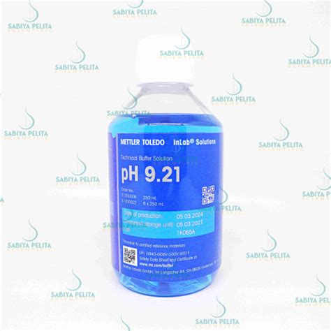 Jual Technical Buffer Solution PH 9 21 Mettler Toledo 51350008 250ML