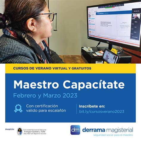 Derrama Magisterial Lanza Cursos Gratuitos Y Con Certificaci N Para