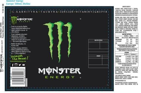 Monster Energy Drink Can Sizes