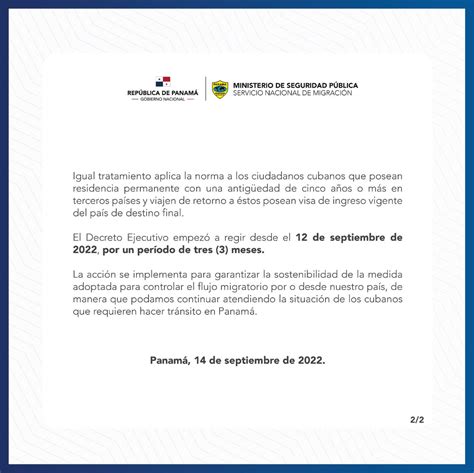 Migración Panamá on Twitter RT SertvNoticias El Servicio Nacional