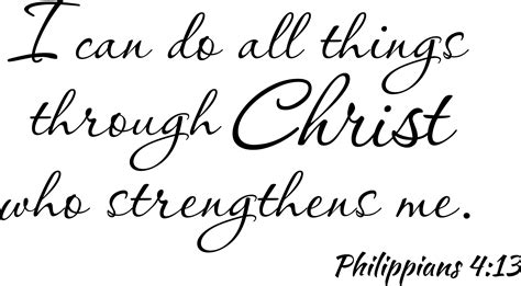 Buy Empresal Wall Decal I Can Do All Things Through Christ Who