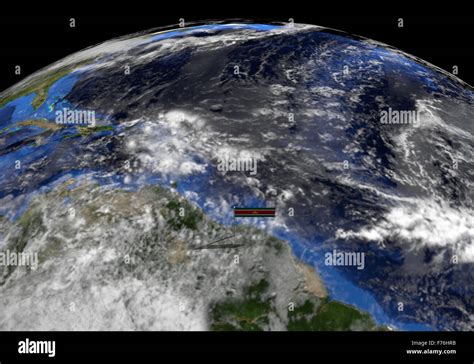 Bandera De Suriname En La Pole En El Globo Terr Queo Ilustraci N