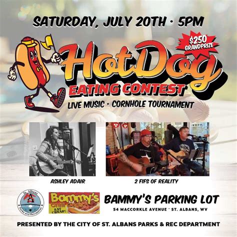 Hot Dog Eating Contest at Bammy's - City of St. Albans, WV