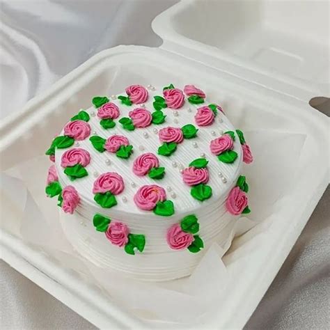 Cute Floral Bento Cake