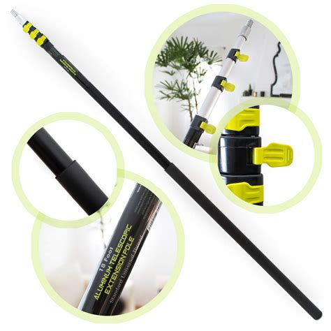 Pomatree Aluminum Telescopic Extension Pole To Feet Long Multi