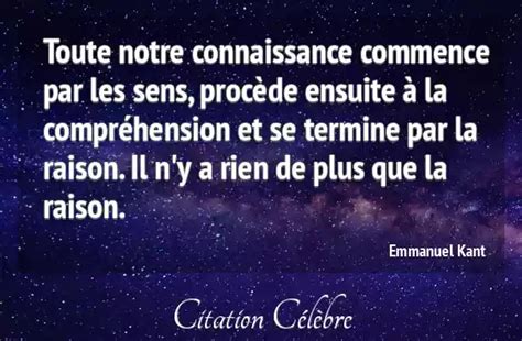 Citation Emmanuel Kant Connaissance Toute Notre Connaissance Commence