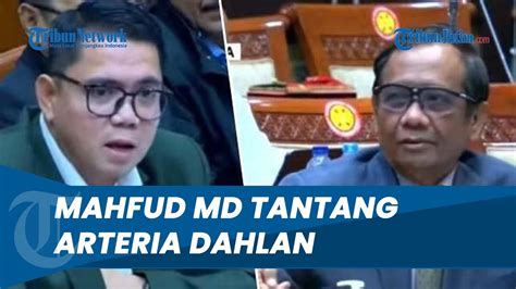 Mahfud Md Tantang Arteria Dahlan Pidanakan Kepala Bin Dengan Pidana