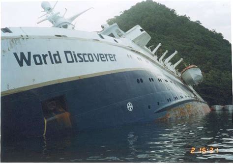 Shipwrecked: MS World Discoverer Cruise Ship - Sometimes Interesting