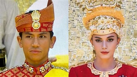 Gaya Serasi Pangeran Abdul Mateen Dan Anisha Rosnah Dibalut Baju