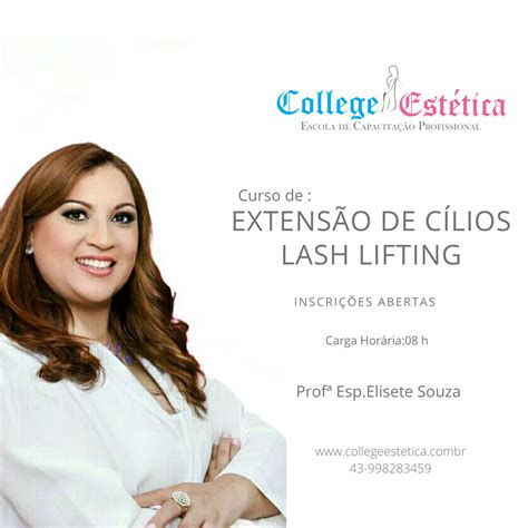 Curso De Est Tica Para Iniciantes Extens O Dos C Lios Lash Lifting