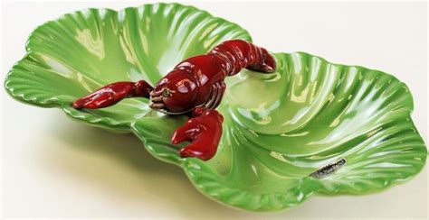 Brad Keeler Twin Lobster Ceramic Platter Ebay