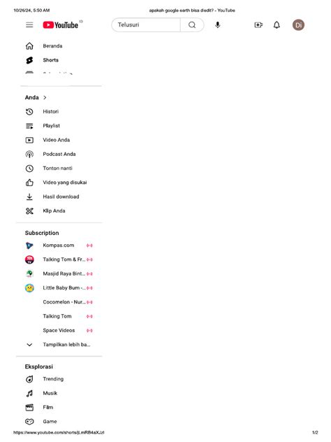 how to change layout on youtube