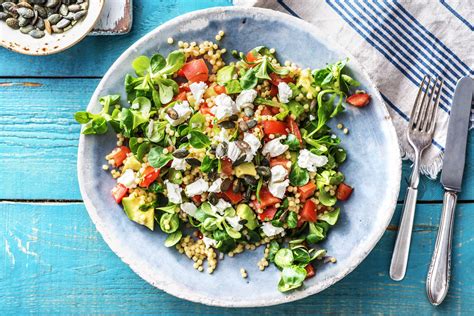 Parelcouscoussalade Met Avocado En Feta Recept Hellofresh Recept