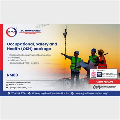 Occupational Safety And Health Osh Package A Kpj Cares