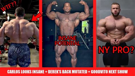 Carlos Thomas Jr Insane Physique Update Derek Lunsford S Back Mutated