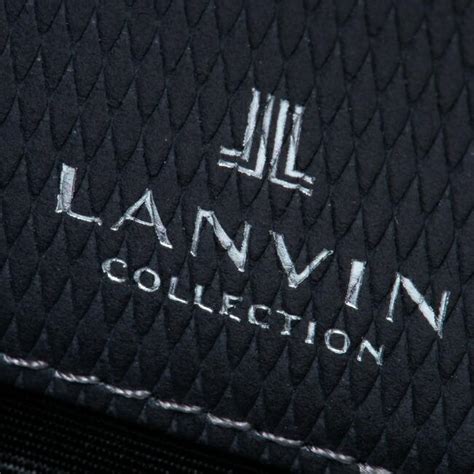 【正規販売店】lanvin Collection Leather Combination ラウンドファスナー長財布 [ランバン・コレクション