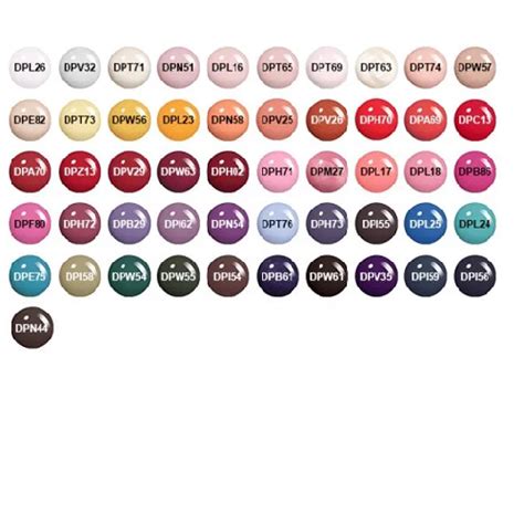 Color Chart Opi Dip Powder Swatches