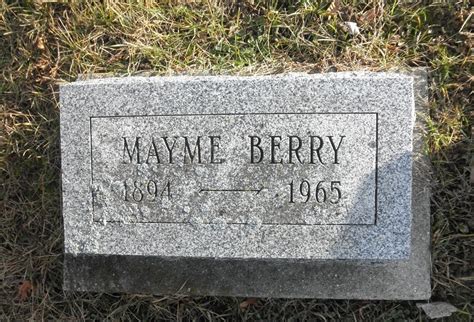 Mayme L Mapes Berry Find A Grave Memorial