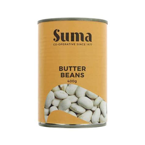 Suma Wholefoods Organic Butter Beans 400g