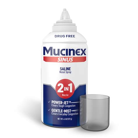 Sinus Max® Saline Nasal Spray Mucinex Usa