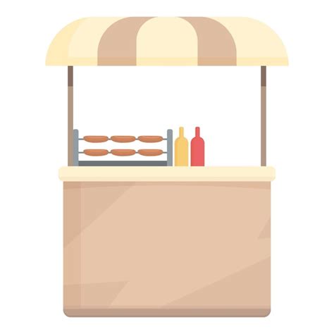 Premium Vector Street Food Icon Cartoon Vector Festival Shop Fast Snack