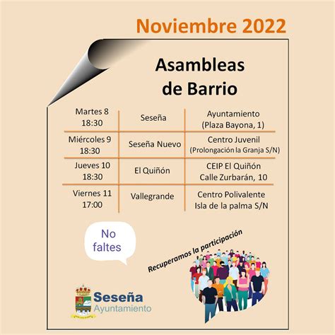 Asamblea De Barrio SeseÑa Nuevo Ayuntamiento De Seseña