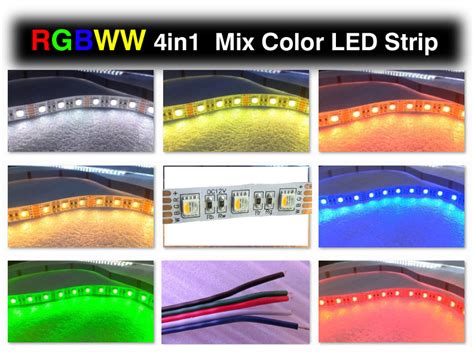 Rgbw Led Flexible Led Lighting,Rgbw 4 In1 Smd Led Strip Light 24volt ...