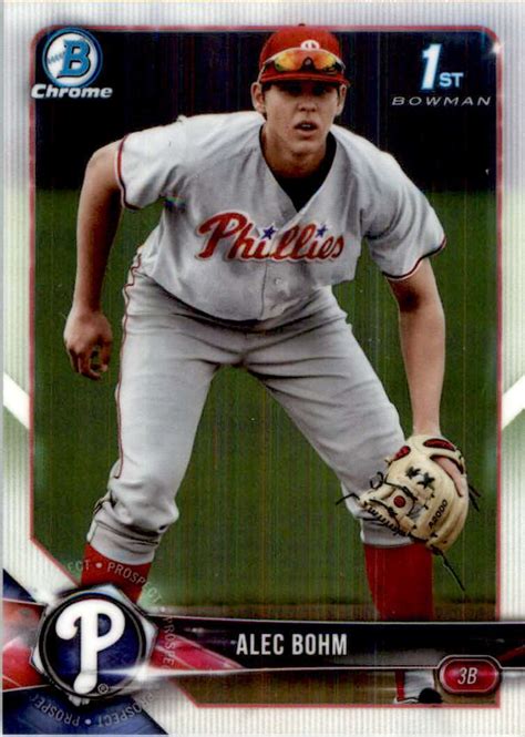 2018 Topps Draft Chrome 1st Bowman Alec Bohm BDC 25 EBay