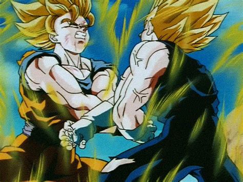 Goku Vs Majin Vegeta One Of The Best Fights In The Series Dragon