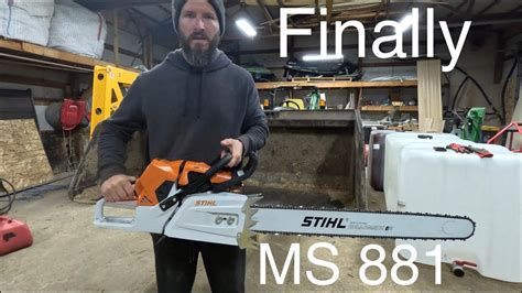 Stihl Ms 881 Its Arrived Finally Youtube