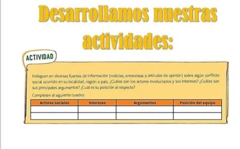 Desarrollamos Nuestras Actividades Indaguen En Diversas Fuentes De