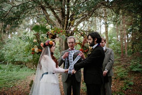 A Humanist Woodland Wedding For An Ethereal Flame-Haired 1940's Bride ...