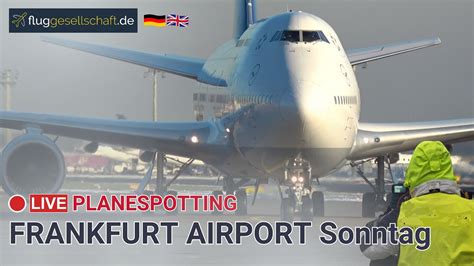 LIVE Planespotting Frankfurt Flughafen Sonntag Mit LH9923 D ABVM