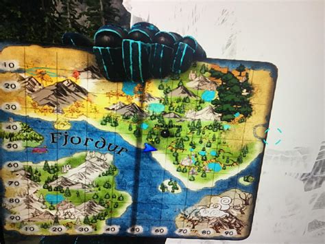 Fjordur’s handheld map got a beautiful new look : r/ARK