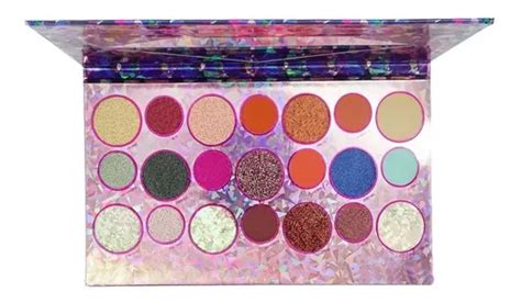 Paleta De Sombras Para Ojos Pink Up Jewels Colores Glitter Meses Sin