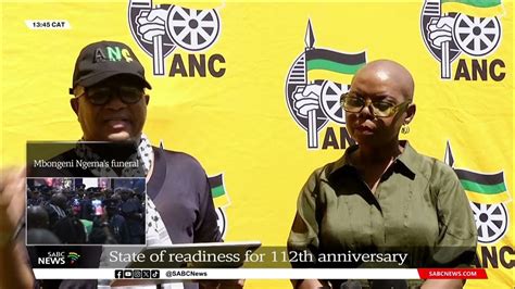 January 8 Statement I Anc Sg Fikile Mbalula Updates On State Of Readiness For 112th Anniversary