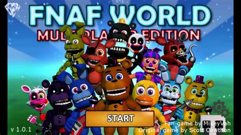 FNaF World Multiplayer ИГРА ПОЛНОСТЬЮ ВЫШЛА YouTube