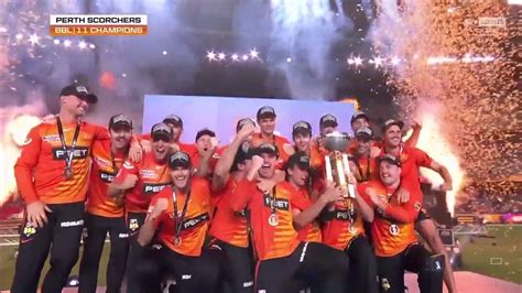 Laurie Evans Leads Perth Scorchers To Becomes Forth Time Bbl Champions