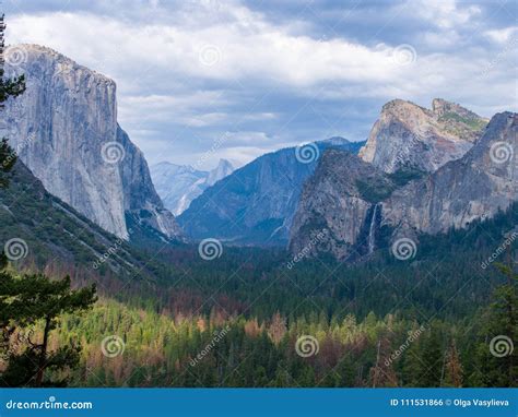 Half Dome. View from Glacier Point, Yosemite Stock Photo - Image of ...