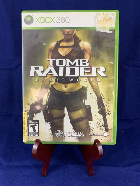 Tomb Raider Underworld Item Box And Manual Xbox 360