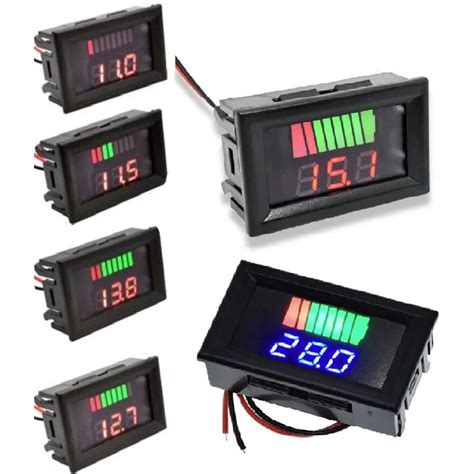 Indicateur De Niveau De Charge De Batterie De Voiture Batterie Au