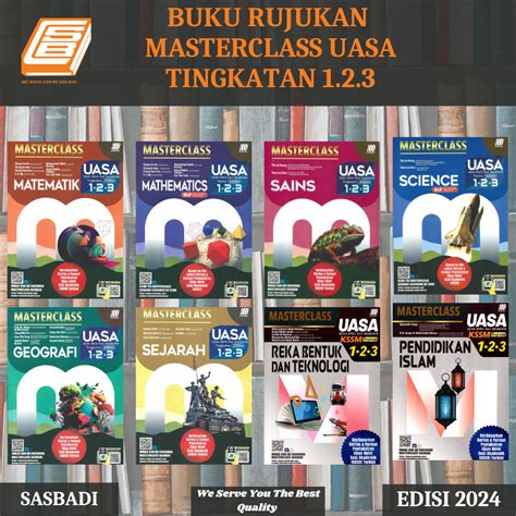 Sbcb Buku Rujukan Masterclass Uasa Kssm Tingkatan Sasbadi