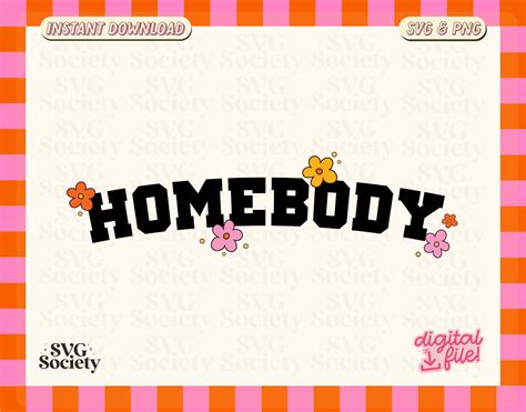 HOMEBODY Svg Introvert SVG Weekend Svg Stay Home Svg Etsy UK