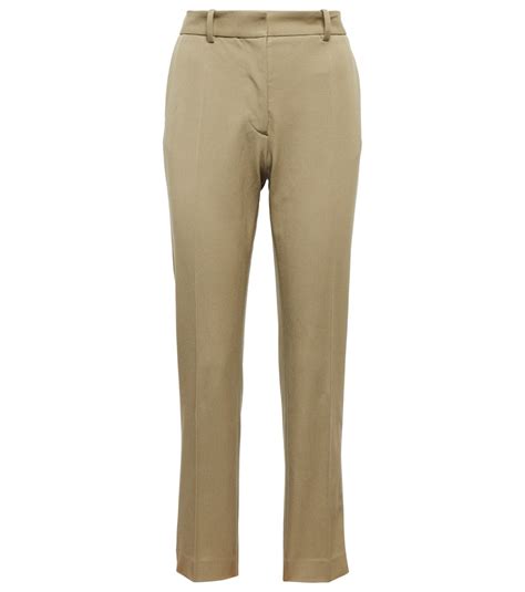 Buy Joseph Coleman High Rise Slim Gabardine Pants Beige At 50 Off